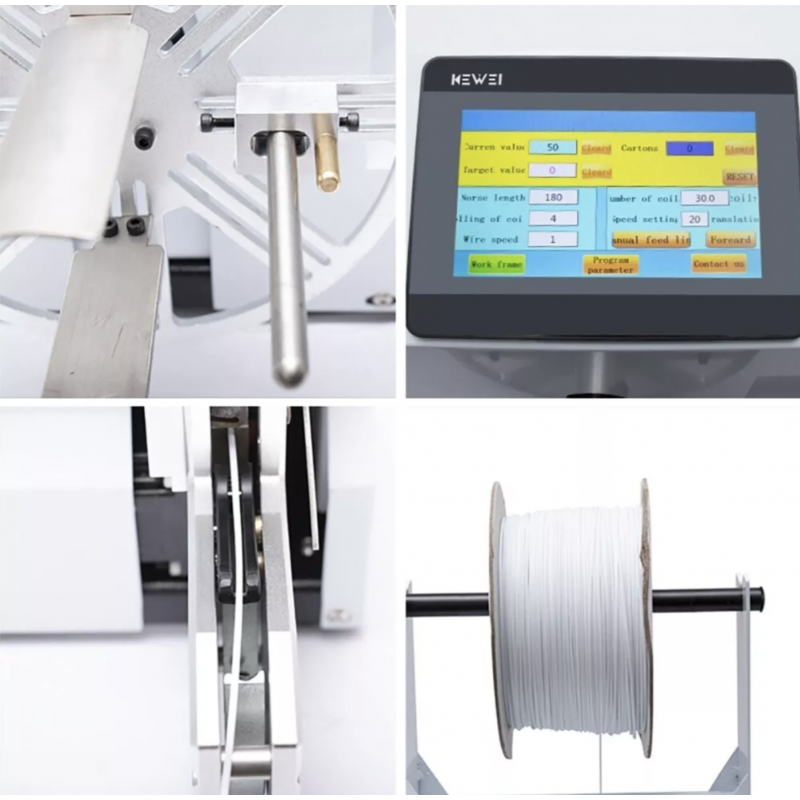 MAQUINA ENROLLADORA Y EMBOBINADORA DE CABLES